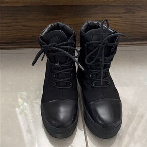 RUDSAK Black Lace-Up Boots